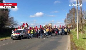 VIDÉO. Manifestation du 7 février en Deux-Sèvres. 1000 personnes défilent à Thouars