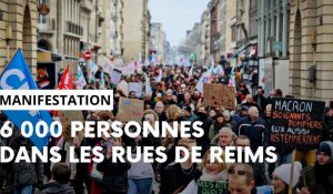 Manifestation à Reims contre la réforme des retraites ce 7 février 2023