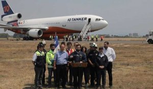 Un DC-10 Air Tanker américain arrive au Chili pour soutenir la lutte contre les incendies