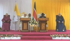 Rencontre entre le pape François et les autorités sud-soudanaises à Juba