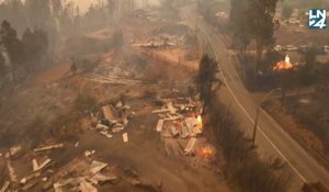 Le centre du Chili lutte contre plus de 200 feux de forêt