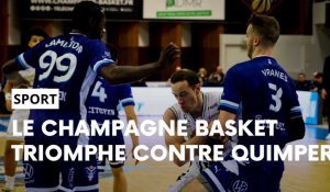 Le Champagne Basket l'emporte contre Quimper (87-68)