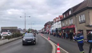 Arrivée du convoi de motards à Etaples