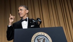 Les bonnes blagues de Barack Obama font rire Washington