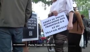 Les travailleuses du sexe manifestent à Paris