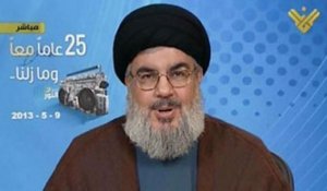 Le chef du Hezbollah libanais promet la victoire des pro-Assad en Syrie