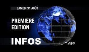 AFP - Le JT, édition du samedi 31 août