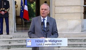 Jean-Marc Ayrault : "le bombardement chimique syrien ne peut rester sans réponse"