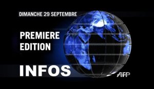 AFP - Le JT, 1ère édition du dimanche 29 septembre.