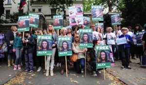 Manifestation de Greenpeace à Londres