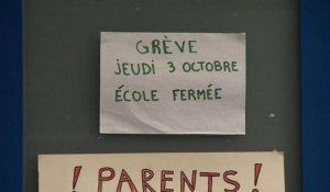 Rythmes scolaires: des parents bloquent une école d'Aubervilliers