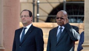 Hollande et Zuma pour un "partenariat équilibré" entre la France et l'Afrique du Sud