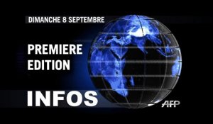 AFP - Le JT, 1ère édition du dimanche 8 septembre