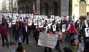 Chili: manifestation pour l'anniversaire du coup d'Etat de 1973