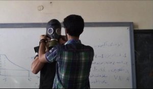A Alep, des civils formés pour agir en cas d'attaque chimique