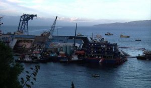 Concordia: l'opération pour redresser le paquebot se poursuit