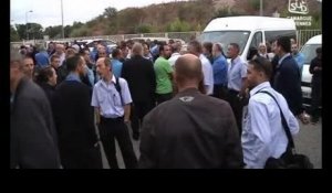 Tango : Les salariés bloquent le dépôt de bus (Nîmes)