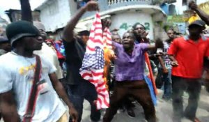 Haïti: les manifestants réclament la démission du président