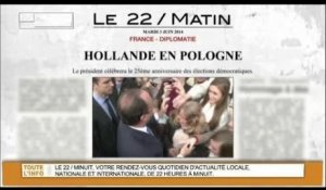 22 / Matin : Les Titres du 03/06/2014