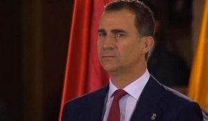 Espagne: Felipe mettra "toutes ses forces" au service du pays