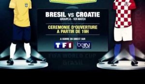 Brésil - Croatie en ouverture du Mondial... Le programme TV du jour !