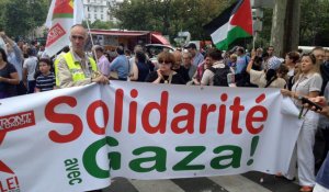 À Paris, un rassemblement pro-palestinien sans heurts