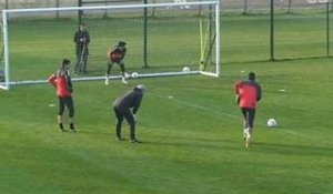 Entrainement Camp des Loges (15 novembre 2012)