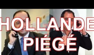Francois Hollande piégé par Olivier Bourg