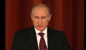 Ukraine: Poutine accuse Porochenko pour la guerre à l'Est