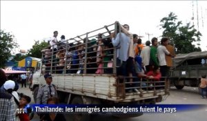 Coup d'Etat en Thaïlande: 180.000 Cambodgiens fuient le pays