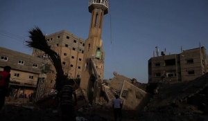 Gaza: une mosquée détruite par un raid israélien