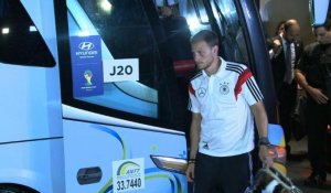 Mondial: arrivée des Allemands à Rio pour la finale