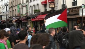 Paris: des milliers de manifestants pro-palestiniens dans la rue