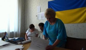 Ukraine: préparatifs pour la présidentielle près de Donetsk