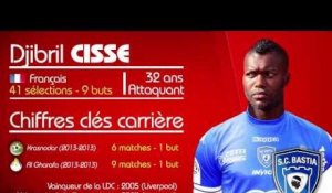 Djibril Cissé à Bastia, les chiffres clés !