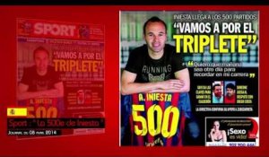 La 500e de Iniesta, Kroos vers Manchester United... Le tour de la presse européenne !