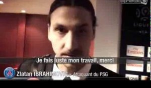 Zlatan Ibrahimovic : " Ce record est important pour vous mais pas pour moi "