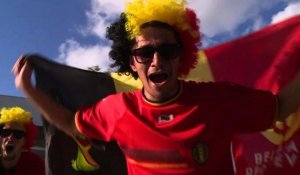 Mondial-2014: les Belges célèbrent la victoire contre la Russie