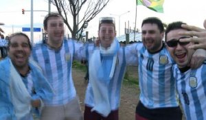 Les Argentins envahissent Porto Alegre et célèbrent Messi
