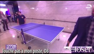 Stephane Plaza bat Cyril Hanouna au ping pong
