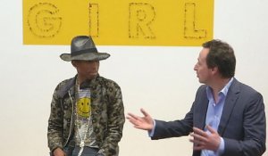 Pharrell Williams commissaire d'une exposition d'art contemporain