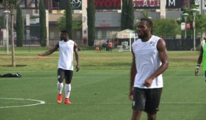 Football: l'équipe de Côte d'Ivoire s'entraîne à Dallas
