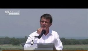 Manuel Valls en visite dans le Gard