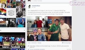 PT Mondial 2014 08 Juillet : David Beckham soutient Neymar, les fans argentins fêtent la blessure de l'attaquant