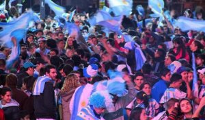 Mondial: des dizaines de milliers d'Argentins fêtent la victoire