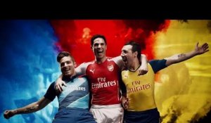 Les nouveaux maillots d'Arsenal pour la saison 2014-2015 !
