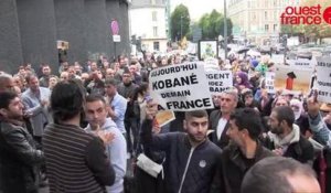 Les Kurdes de Rennes ont manifesté devant France 3