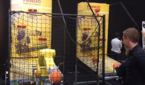 Un robot basketteur à Nantes