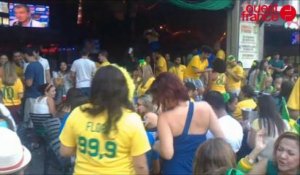 Brésil - Mexique avec les supporters brésiliens