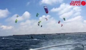 Championnat de France de kitesurf à Saint-Malo